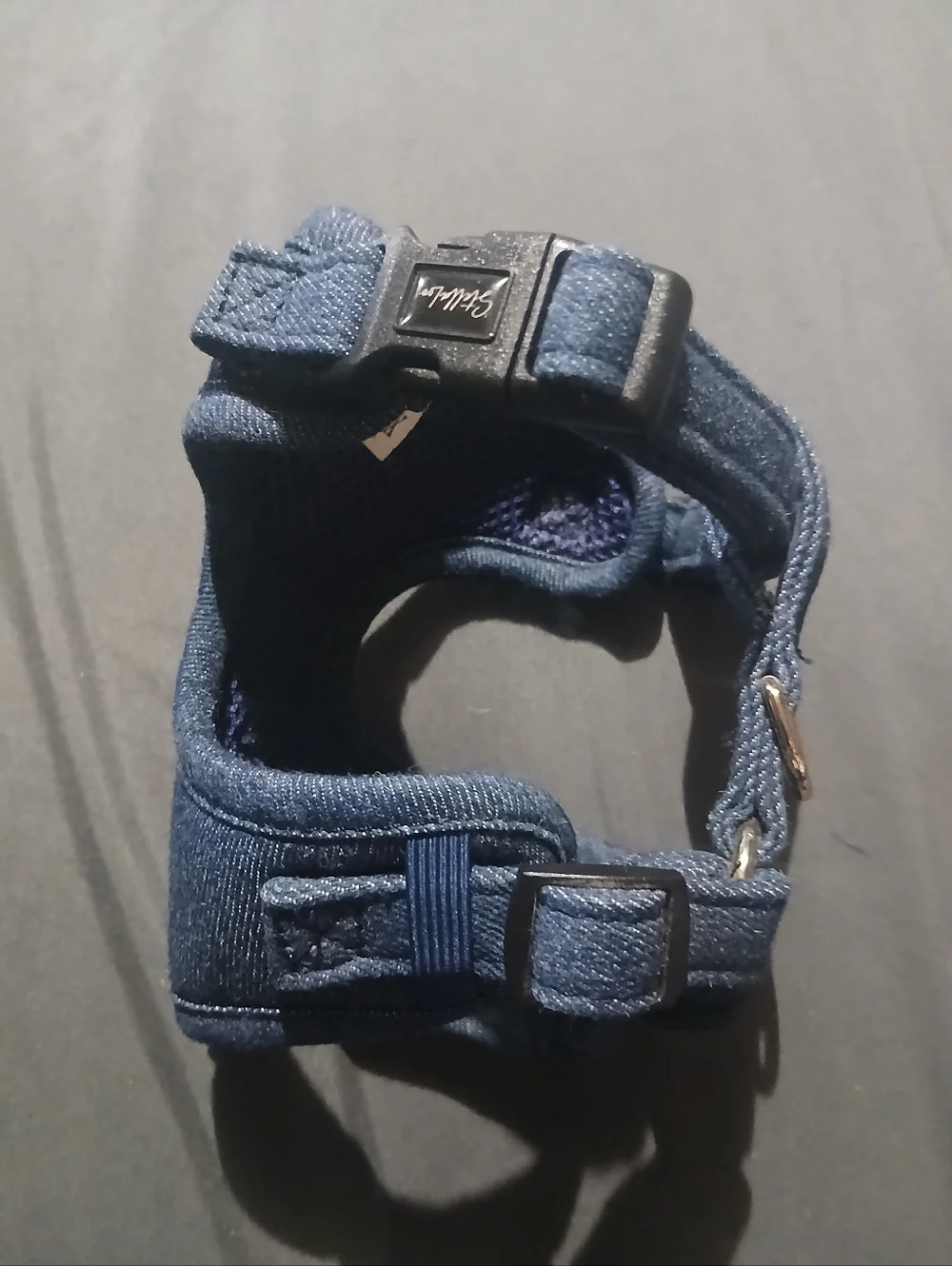 Stella Loo Denim Blue Small Pet Harness